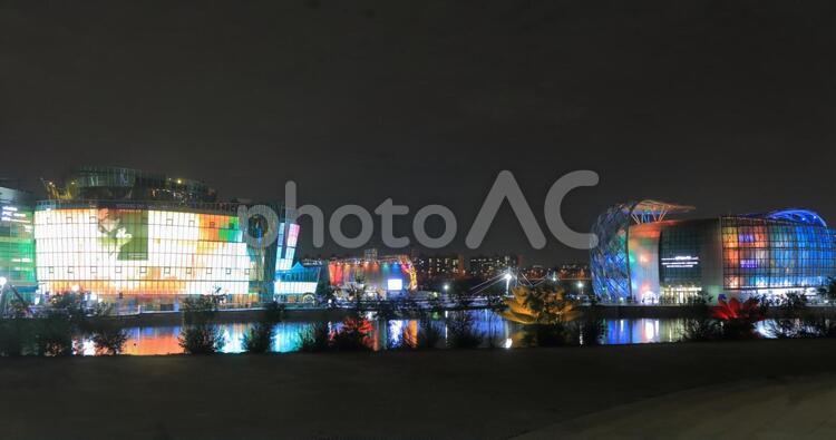 韓国　ソウルのセビッソム　Some Sevit 韓国,ソウル,町並みの写真素材
