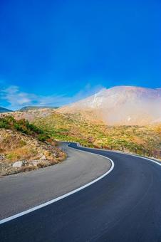福島県　磐梯吾妻スカイラインの風景 磐梯吾妻スカイライン,福島,福島県の写真素材