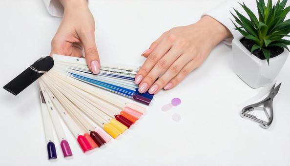 ネイル　カラーチャートの写真