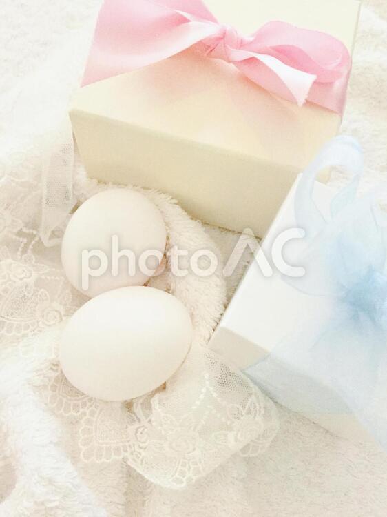たまごとギフト 卵,ギフト,誕生日の写真素材