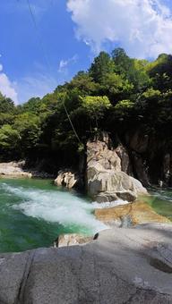 神崎川 神崎川,東近江市,滋賀県の写真素材