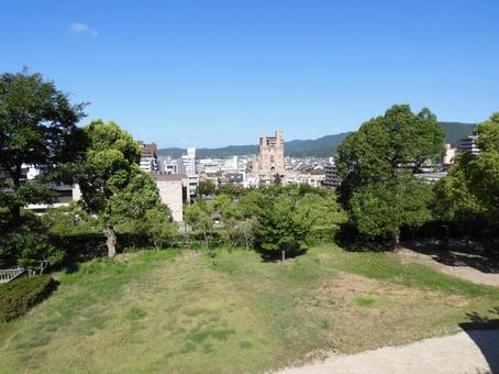 福山城からの眺め 福山城からの眺め 福山城,広島県,fukuyamaの写真素材
