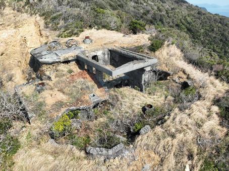 愛媛県愛南町　由良岬御所跡 由良岬御所跡,御所跡,施設の写真素材
