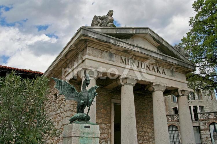 クロアチア　リエカ　トルサット城 クロアチア,リエカ,トルサット城の写真素材