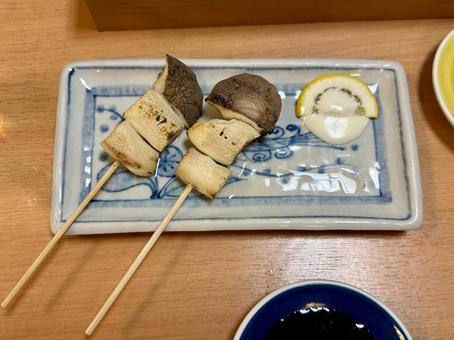 エリンギの串焼き エリンギの串焼き エリンギ,キノコ,野菜の写真素材