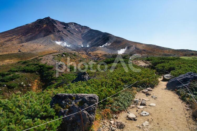 旭岳 旭岳,山,大雪山系の写真素材
