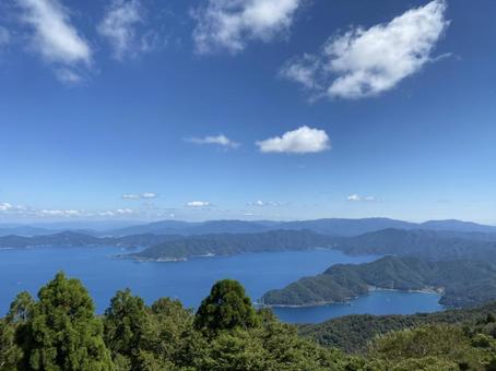 海 海 海,空,山の写真素材