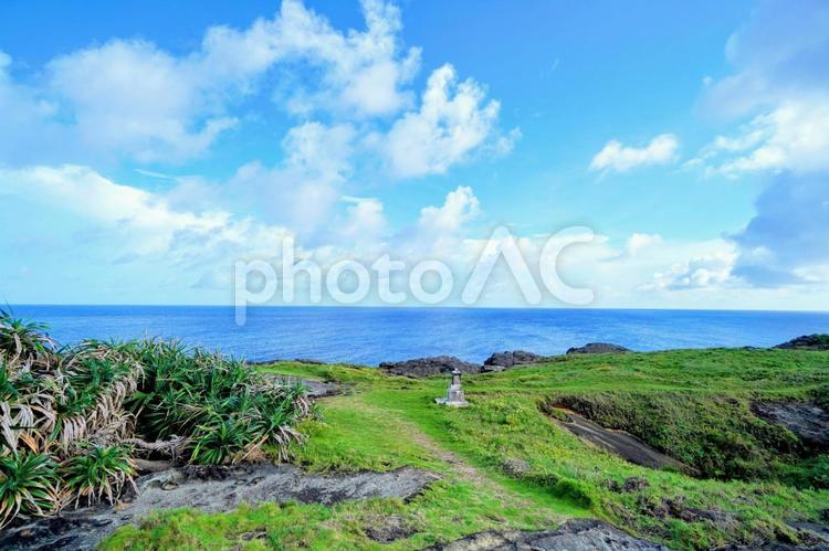沖縄・与那国島の久部良から見る海 与那国島,久部良,日本最西端の写真素材