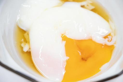 温泉卵 温泉卵,卵,温玉の写真素材