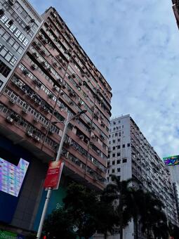 香港の高層ビル 香港のビル,高層ビル,都市風景の写真素材