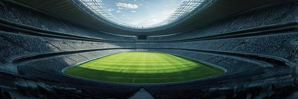 サッカースタジアムのイメージ01 サッカースタジアムのイメージ01の写真