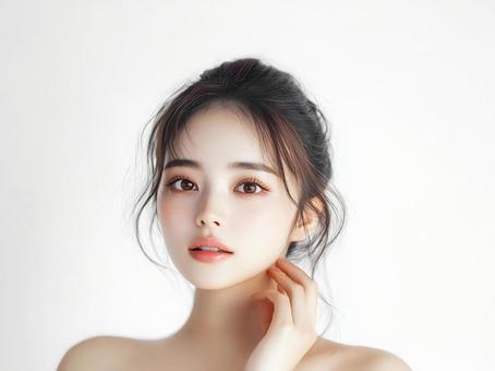 美容系のバナーに使えそうな女性 美容系のバナーに使えそうな女性の写真