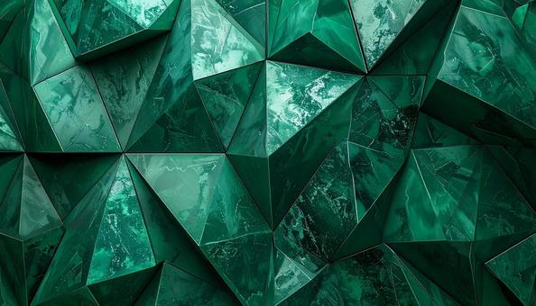 翠玉の幾何学模様 翠玉の幾何学模様の写真