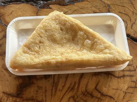 Photo, triangular fried oil, miyagi, sendai, 