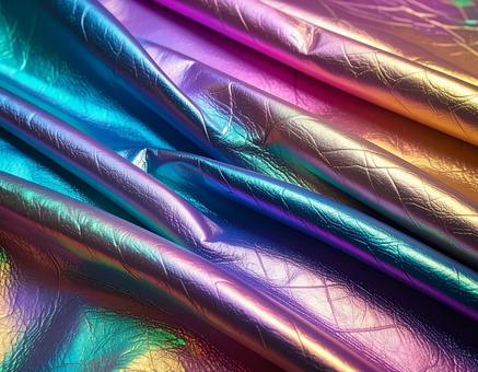 革の壁紙_虹色02の写真