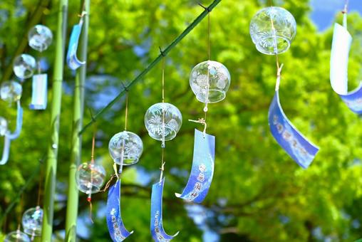 風鈴祭り 風鈴,夏,風の写真素材
