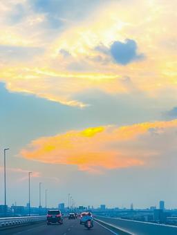 雲・ハート 雲・ハートの写真