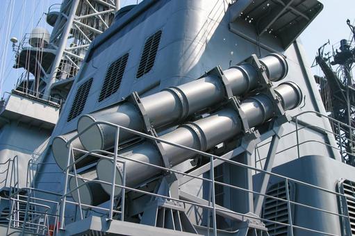 海上自衛隊護衛艦に搭載された対艦ミサイル 海上自衛隊護衛艦に搭載された対艦ミサイルの写真