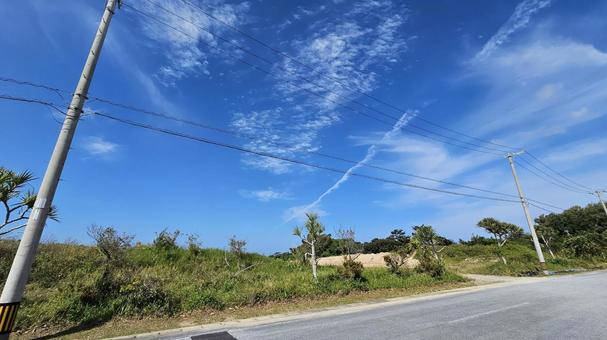 沖縄の空 沖縄の空 沖縄,空,雲の写真素材