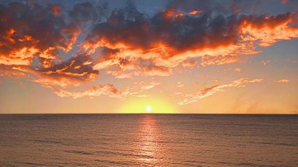 夕日 夕日の写真