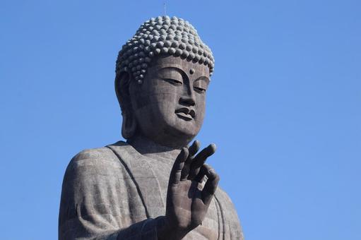 牛久大仏 世界最大のブロンズ立像 牛久大仏,牛久の大仏,大仏の写真素材