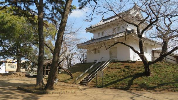 土浦城　本丸　東櫓 土浦城,亀城,東櫓の写真素材