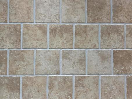 タイルの壁 タイル,コピースペース,テキストスペースの写真素材