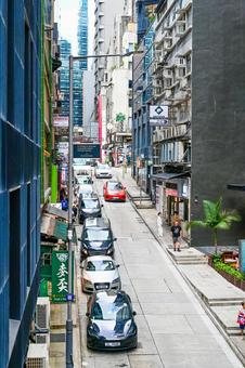 香港・街並みと交通 香港・街並みと交通の写真