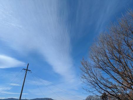 冬の空 冬の空の写真