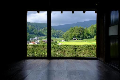 夏の風景 夏の風景 自然,古民家,涼しいの写真素材