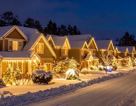 住宅街のイルミネーション3 住宅街のイルミネーション3の写真