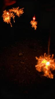 手持ち花火 手持ち花火の写真