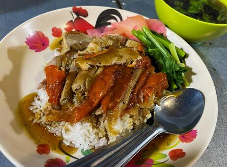 カオマンガイ カオマンガイ,本場,タイ料理の写真素材