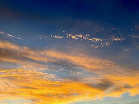 夕焼けの空 1 夕焼けの空 1の写真