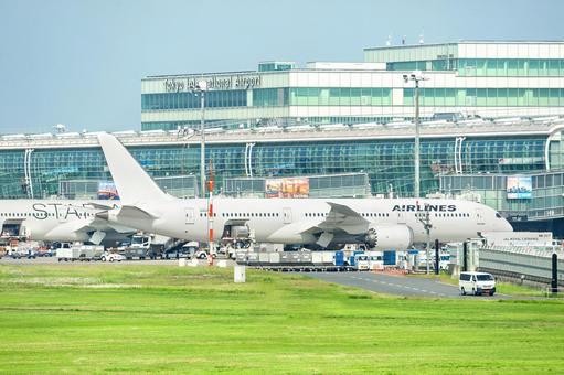 Photo, tokyo, ota-ku, haneda airport, 