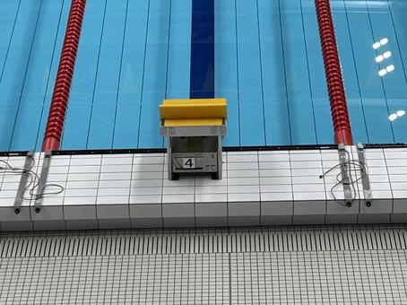 競泳用プールスタート台 競泳用プール,プール,競泳の写真素材