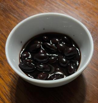 R7.09.09 甘くない黒豆煮 R7.09.09 甘くない黒豆煮 黒豆煮,甘くない黒豆煮,無糖黒豆煮の写真素材