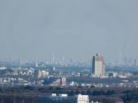 入間の街並み 入間市,風景,街並みの写真素材