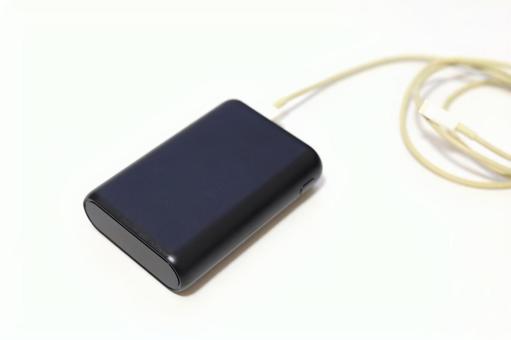 モバイルバッテリー バッテリー,予備バッテリー,防災の写真素材