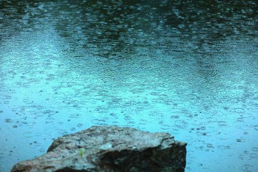 雨の波形ー自然の美 雨の波形ー自然の美 雨の波形,雨の日,波形の写真素材