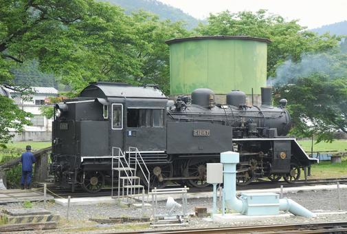 C12 蒸気機関車 C12 蒸気機関車 鉄道,電車,線路の写真素材