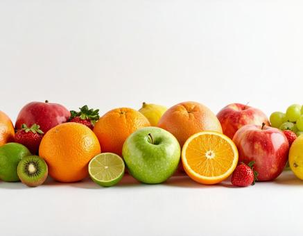 たくさんのフルーツの写真