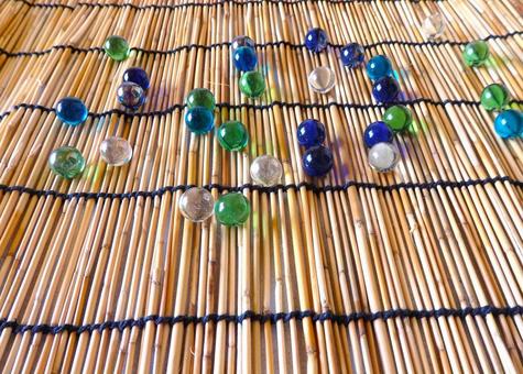 A refreshing landscape: blinds and marbles, JPG