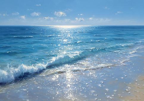 清々しい夏の海の風景 清々しい夏の海の風景の写真