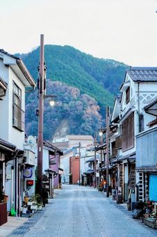 岡山県真庭市の勝山町並み保存地区 岡山県真庭市の勝山町並み保存地区の写真