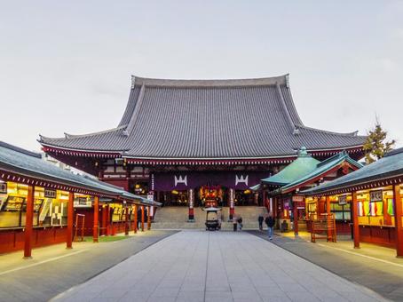 【東京都】浅草寺 【東京都】浅草寺 浅草,浅草寺,寺院の写真素材