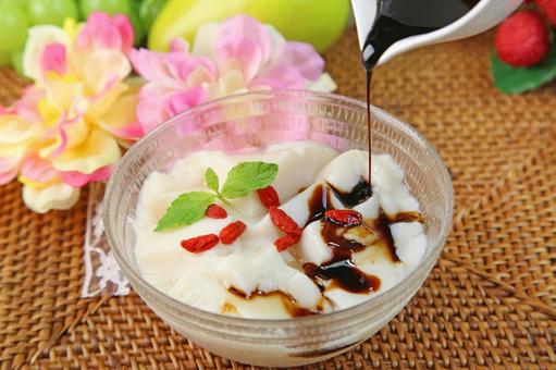 豆花 豆花 豆花,トウファ,豆腐の写真素材