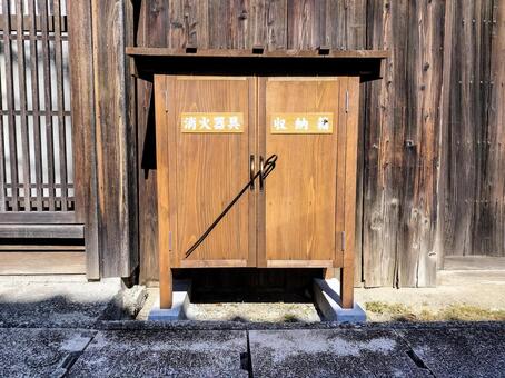 消化器具収納庫 消火設備,消火器具,防災の写真素材