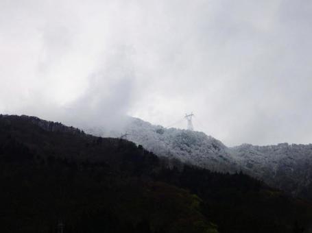 冬山吹雪 冬山吹雪の写真