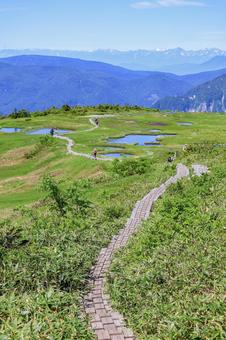 苗場山 苗場山 苗場山,日本百名山,百名山の写真素材